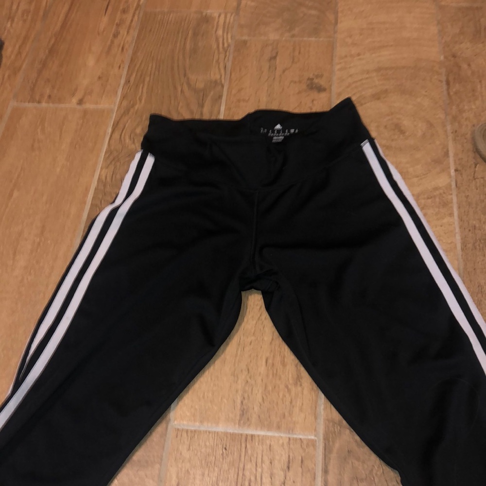 Adidas black leggings ( girls size)